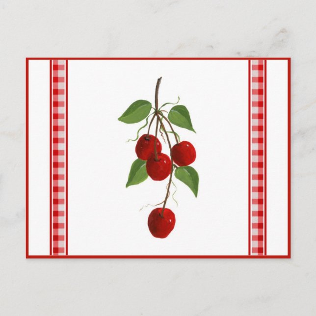 Carte Recette Cerises (Devant)