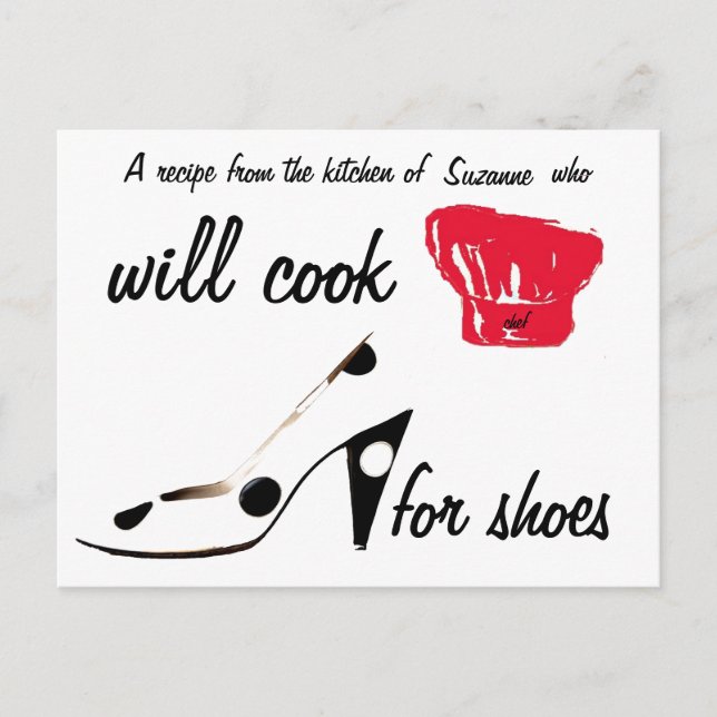 Carte Recette Chaussures (Devant)