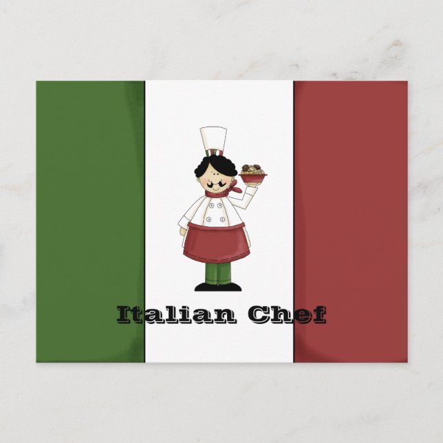 Carte Recette Chef Italien #3 (Devant)