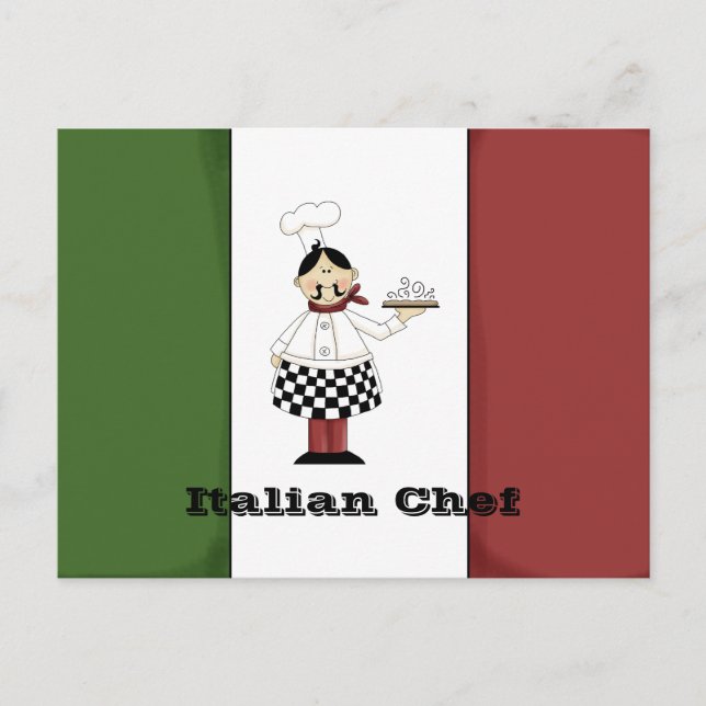 Carte Recette Chef Italien #7 (Devant)