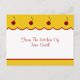 Carte Recette Cherry Lover