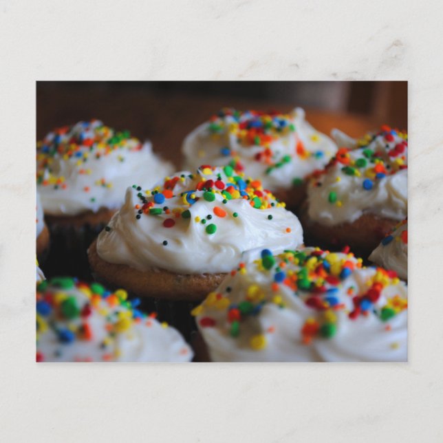 Carte Recette Confetti Cupcakes (Devant)