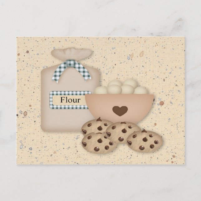 Carte Recette Cookies Cuisine (Devant)