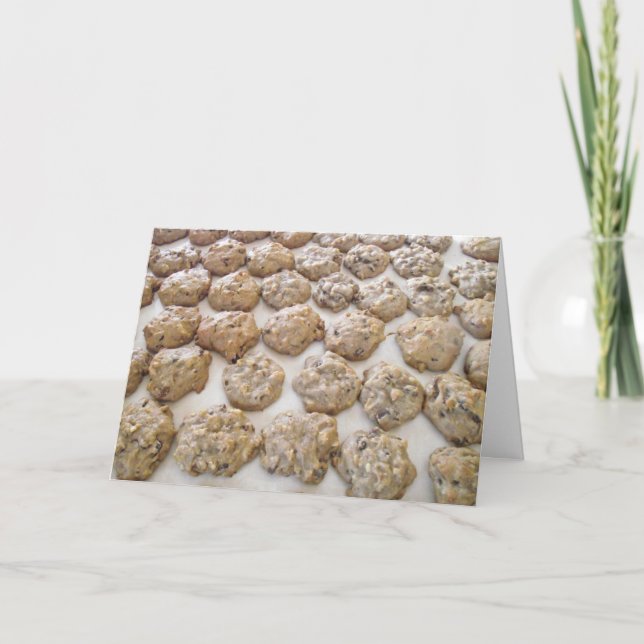 Carte Recette de biscuits Hermit (Devant)