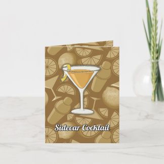 Carte Recette de cocktail Sidecar