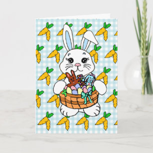 Carte Recette d'œufs farcis et Joyeuses Pâques personnal