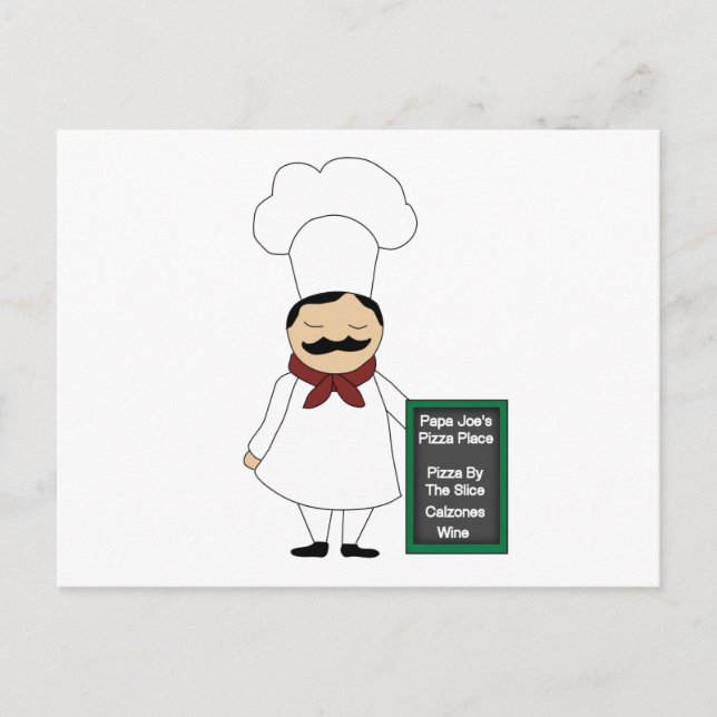 Carte Recette Pizza #5 (Devant)