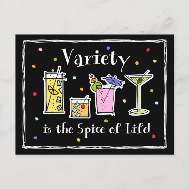 Carte Recette Variété Cocktail (Devant)