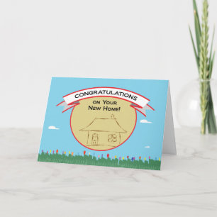 Carte Réchauffement de maison personnalisable