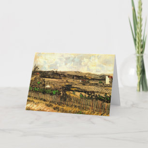 Carte Récolte en Provence Montmajour par Vincent van Gog