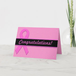 Carte Récompense pour le survivant de cancer du sein