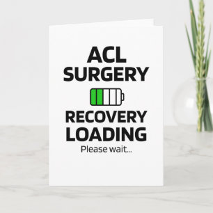 Carte Récupération de chirurgie ACL   ACL Survivant de l