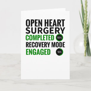 Carte Récupération de chirurgie cardiaque ouverte   Surv