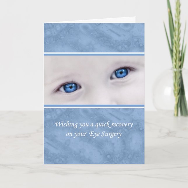 Carte Récupération De La Chirurgie Des Yeux, Bien Se Por (Devant)