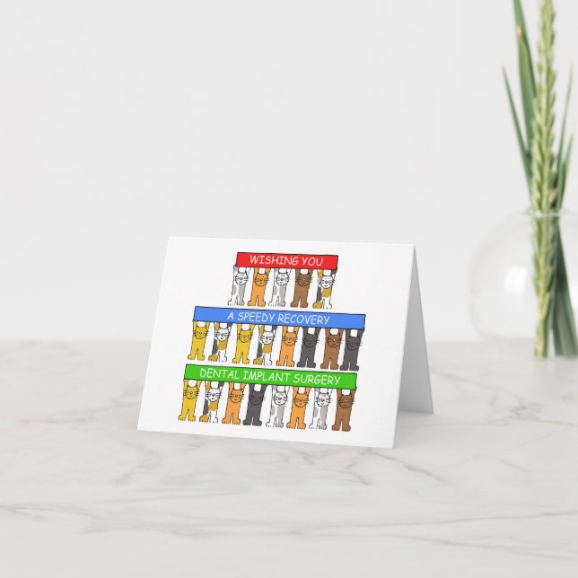 Carte Récupération rapide de la chirurgie dentaire (Devant)