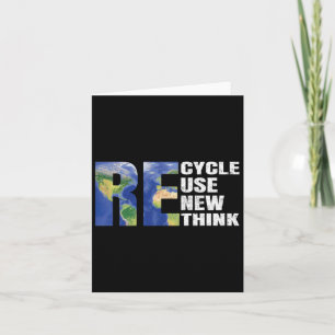 Carte Recycler Réutiliser Renouveler Repenser Jour de la