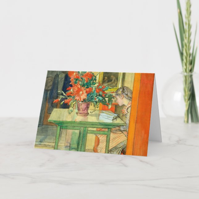 Carte Red Cactus Et Lisbeth Lecture Carl Larsson (Devant)