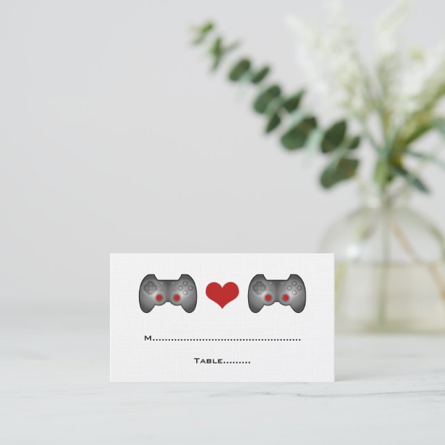 Carte Red Cute Gamer Place (Debout devant)