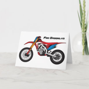 Carte Red dirt bike motorcycle