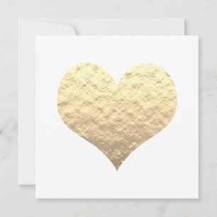 Carte Red Gold Hearts mignon Saint Valentin 2023 tendanc