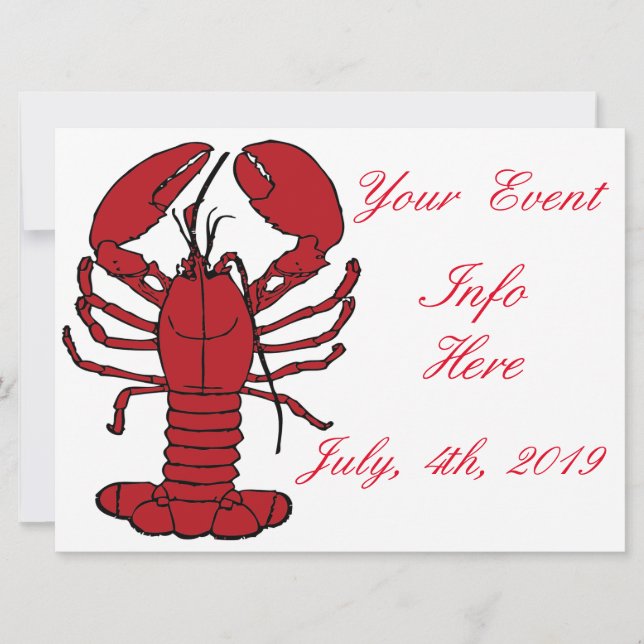 Carte Red Maine Lobster Thunder_Cove (Devant)