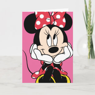 Carte Red Minnie   Tête dans les mains