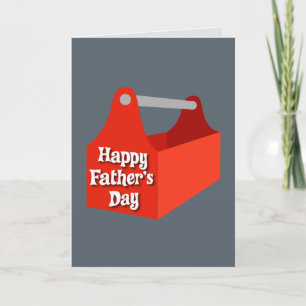 Carte Red Toolbox Happy Fête des pères