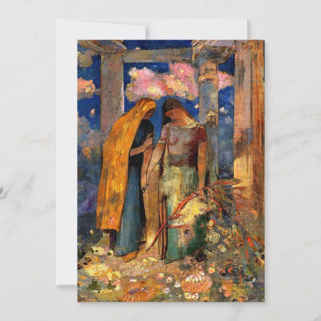 Carte Redon - Conversation mystique (Devant)