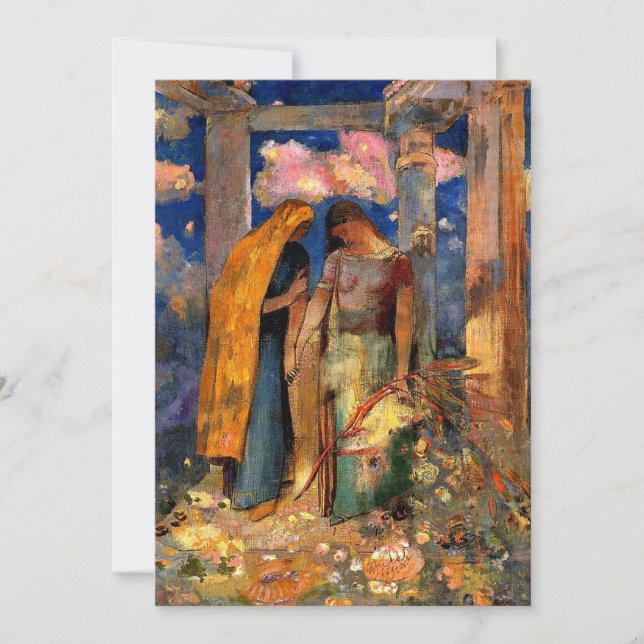 Carte Redon - Conversation mystique (Devant)