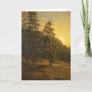 Carte Redwoods Californie   Albert Bierstadt