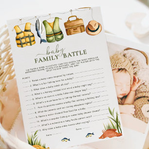 Carte Reel Excité Baby Family Battle Pêche Thème Jeu