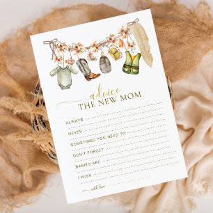 Carte Reel Excitée Fishing Mom-to-be Advice Card