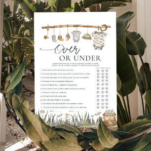 Carte Reel pêche amusante au-dessus ou en-dessous du jeu