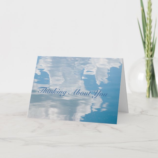 Carte Réfléchissez à votre sujet (Devant)