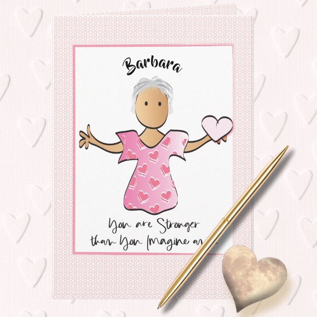 Carte Réfléchissez bien à votre soutien féminin (Créateur téléchargé)