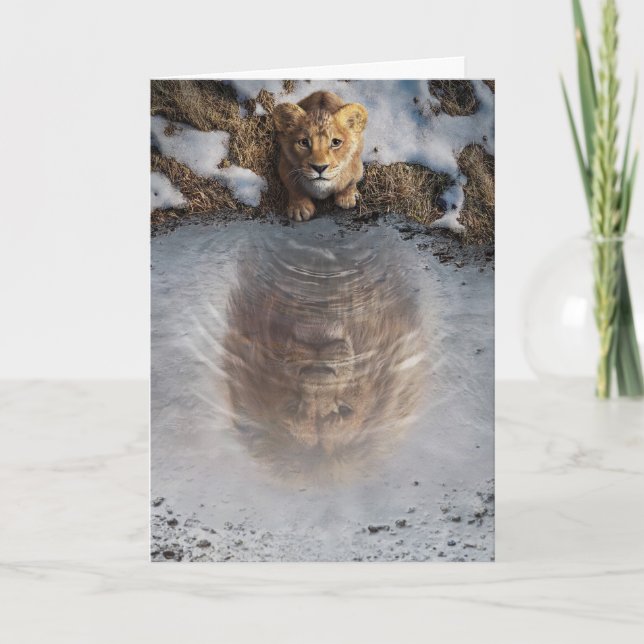 Carte Réflexion de Mufasa (Devant)