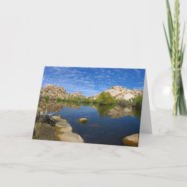 Carte Réflexion du barrage Barker à Joshua Tree II (Devant)