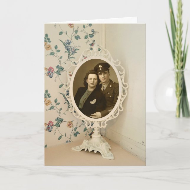 Carte Réflexion miroir de l'anniversaire (Devant)