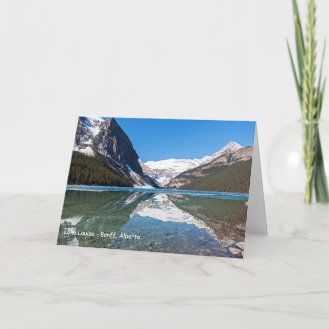 Carte Réflexion sur Lake Louise - Banff NP, Canada (Devant)