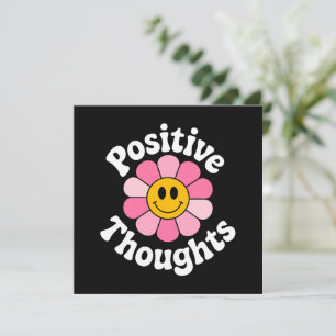 Carte Réflexions positives - Floral inspirant