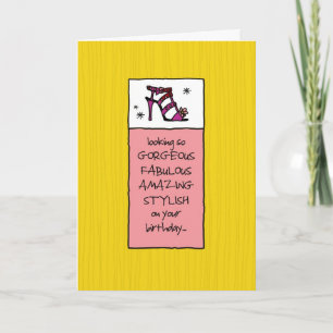 Carte Regard fabuleux sur votre anniversaire