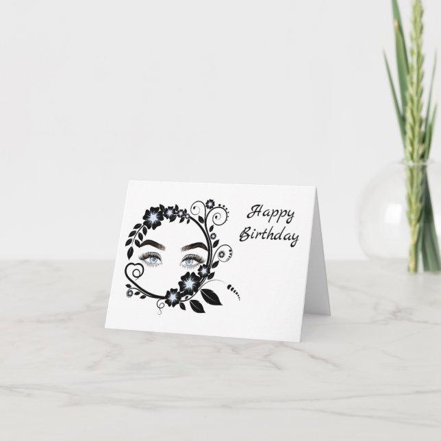 Carte Regardez Anniversaire (Devant)