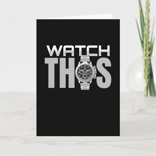 Carte Regardez Cette Montre Montres Montres Montres Mont (Devant)