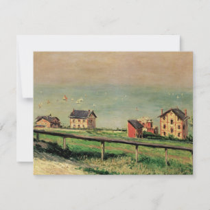 Carte Régate à Villerville par Gustave Caillebotte