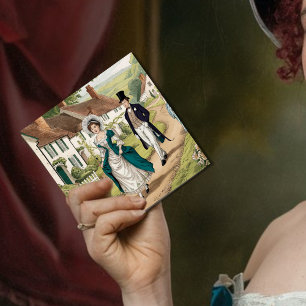 Carte Regencycore Style de Réception Vintage look Flat C