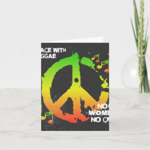 Carte Reggae Peace - La vie jamaïcaine