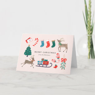 Carte Reinder Games Noël