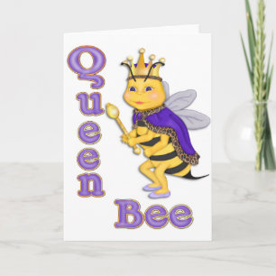 Carte Reine Abeille Drôle