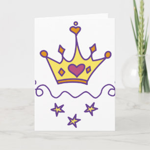 Carte Reine Couronne