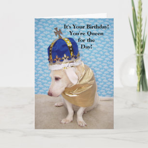 Carte Reine d'anniversaire
